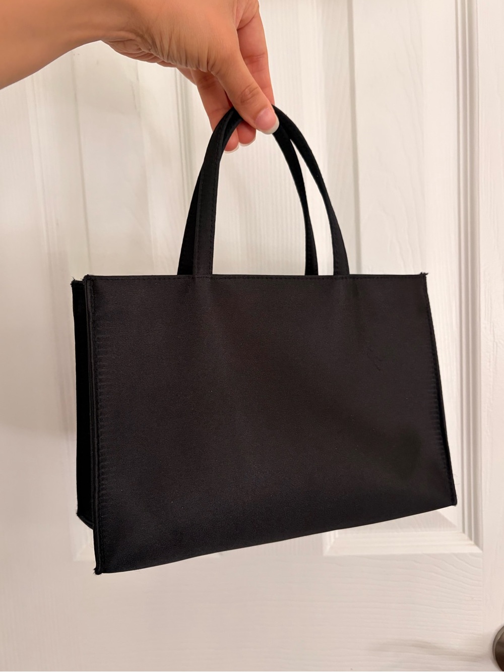 Anne Klein Y2K Black Nylon Mini Bag